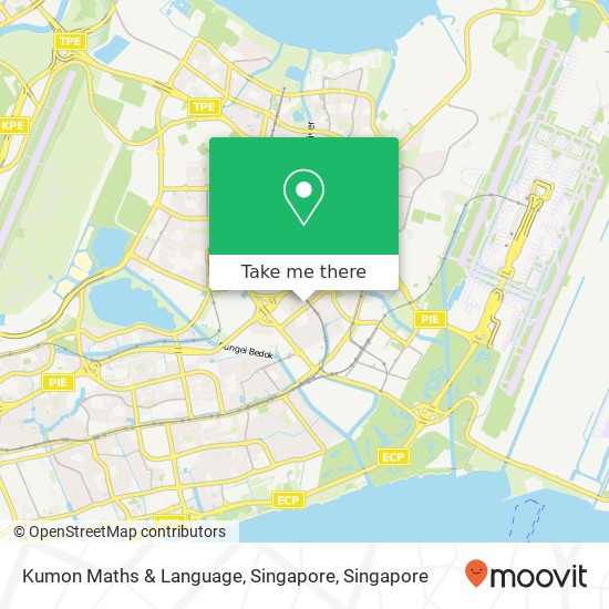 Kumon Maths & Language, Singapore map