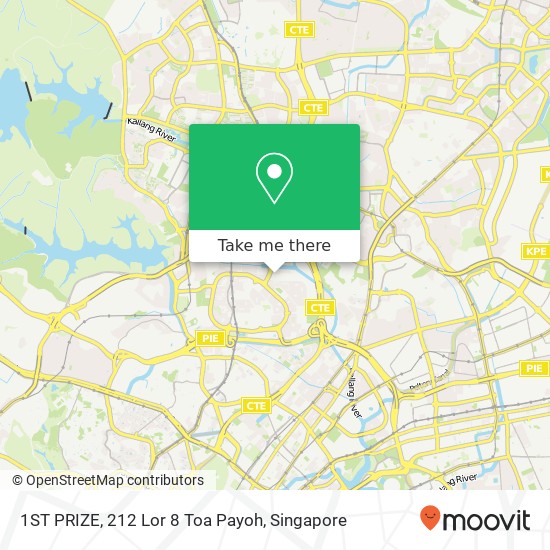 1ST PRIZE, 212 Lor 8 Toa Payoh map