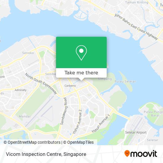 Vicom Inspection Centre map