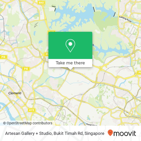 Artesan Gallery + Studio, Bukit Timah Rd map