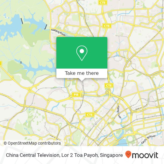 China Central Television, Lor 2 Toa Payoh map