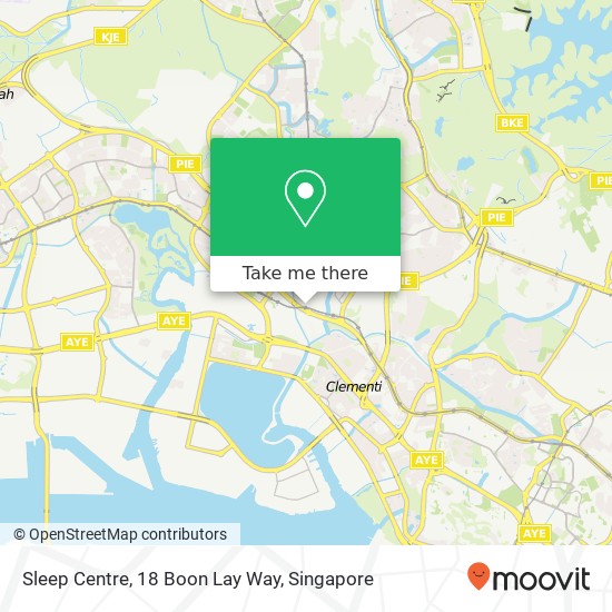 Sleep Centre, 18 Boon Lay Way map