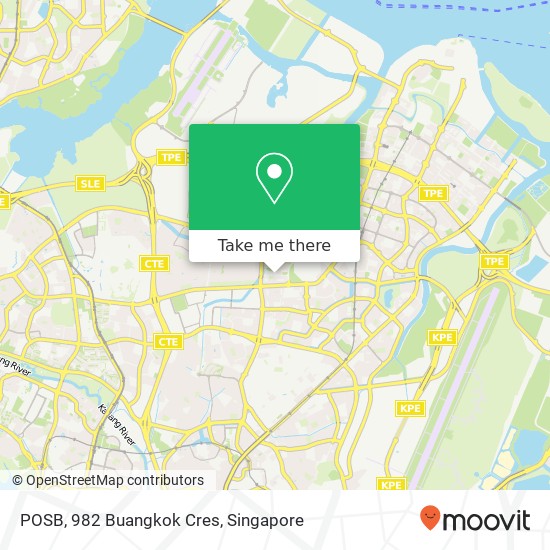 POSB, 982 Buangkok Cres地图