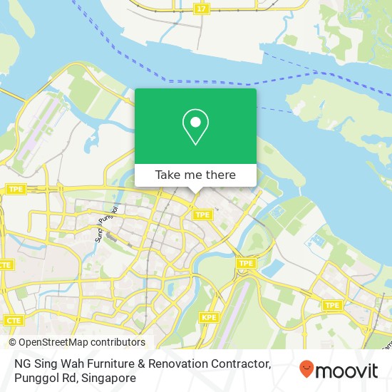 NG Sing Wah Furniture & Renovation Contractor, Punggol Rd map