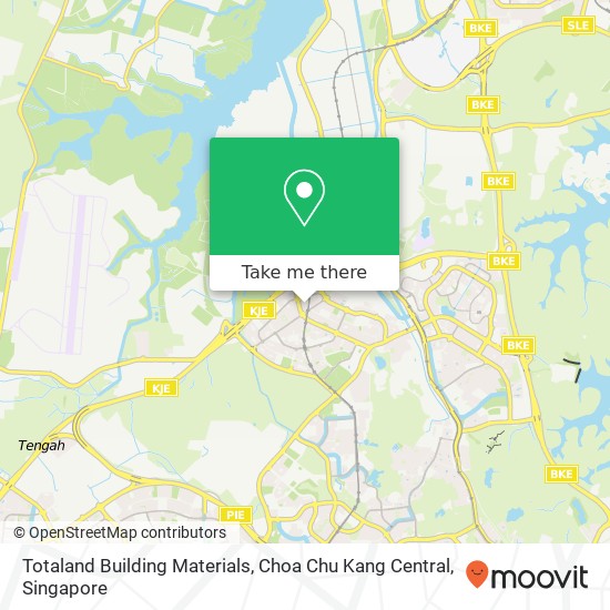 Totaland Building Materials, Choa Chu Kang Central map