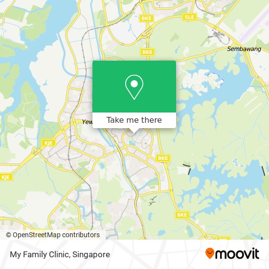 My Family Clinic map