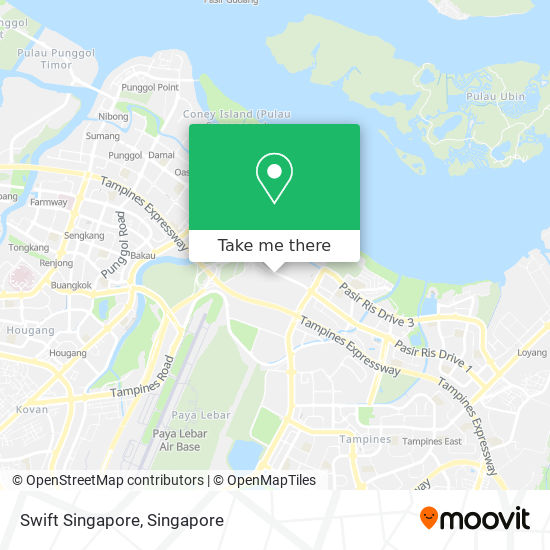 Swift Singapore map