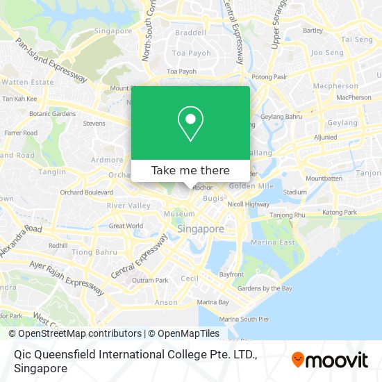 Qic Queensfield International College Pte. LTD. map