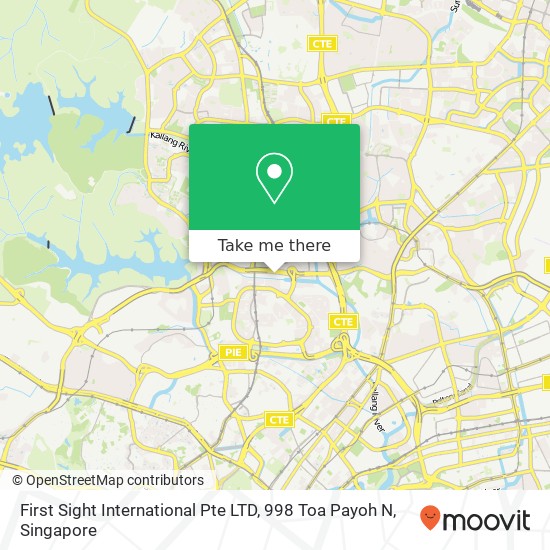 First Sight International Pte LTD, 998 Toa Payoh N地图