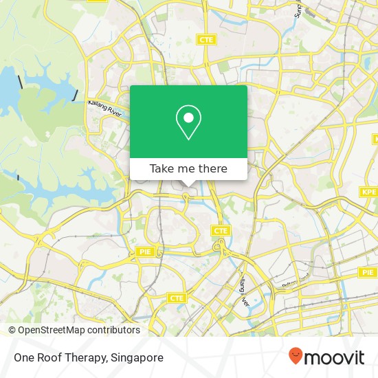 One Roof Therapy map