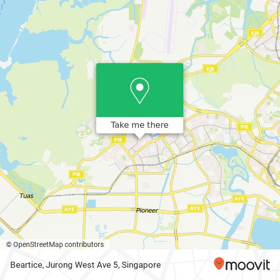 Beartice, Jurong West Ave 5地图