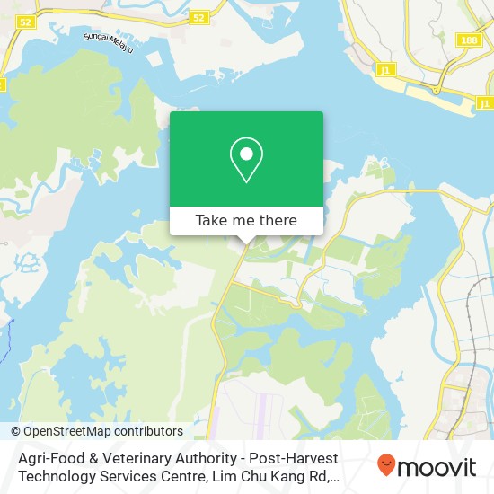 Agri-Food & Veterinary Authority - Post-Harvest Technology Services Centre, Lim Chu Kang Rd map