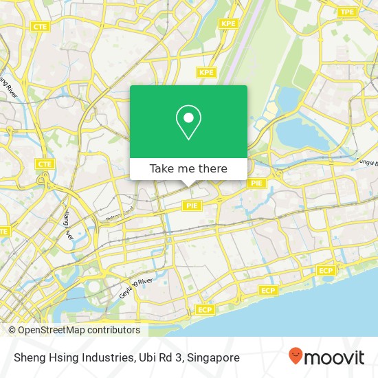 Sheng Hsing Industries, Ubi Rd 3 map