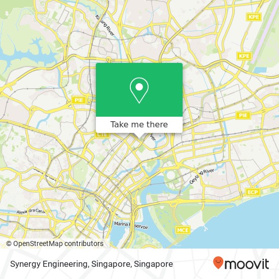 Synergy Engineering, Singapore map