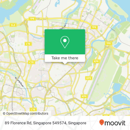 89 Florence Rd, Singapore 549574地图