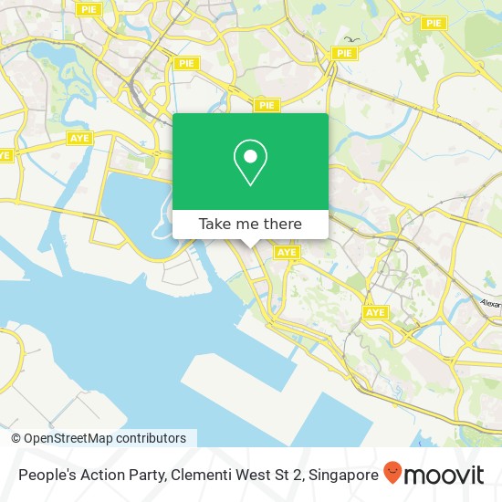 People's Action Party, Clementi West St 2 map