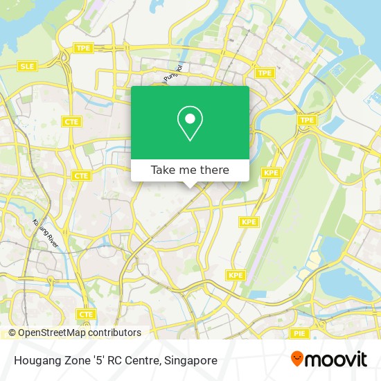 Hougang Zone '5' RC Centre map