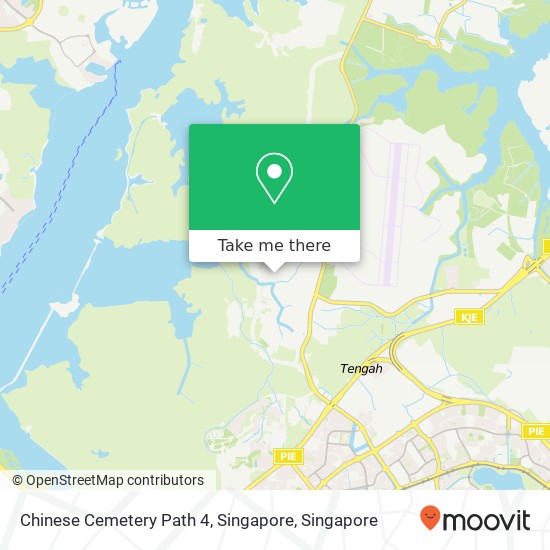 Chinese Cemetery Path 4, Singapore map