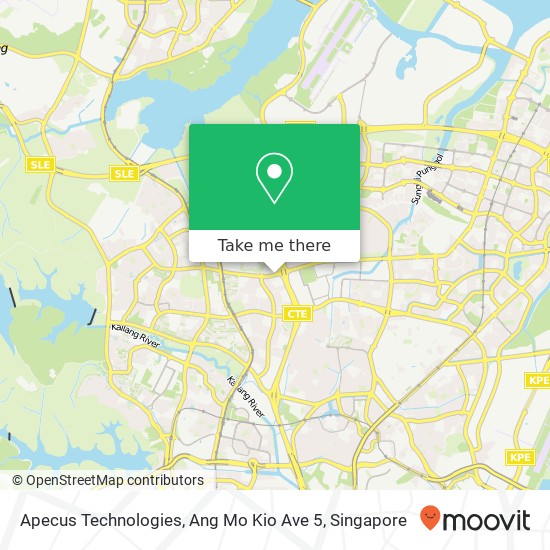 Apecus Technologies, Ang Mo Kio Ave 5 map