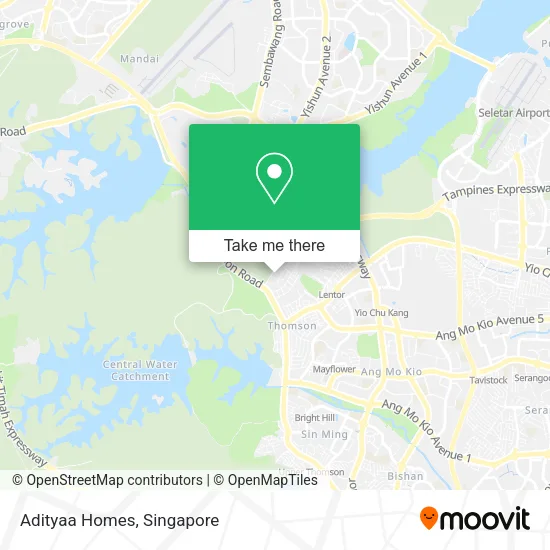 Adityaa Homes map