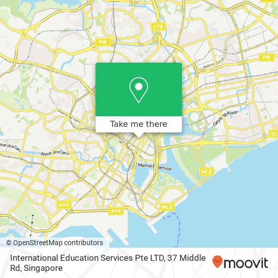 International Education Services Pte LTD, 37 Middle Rd map