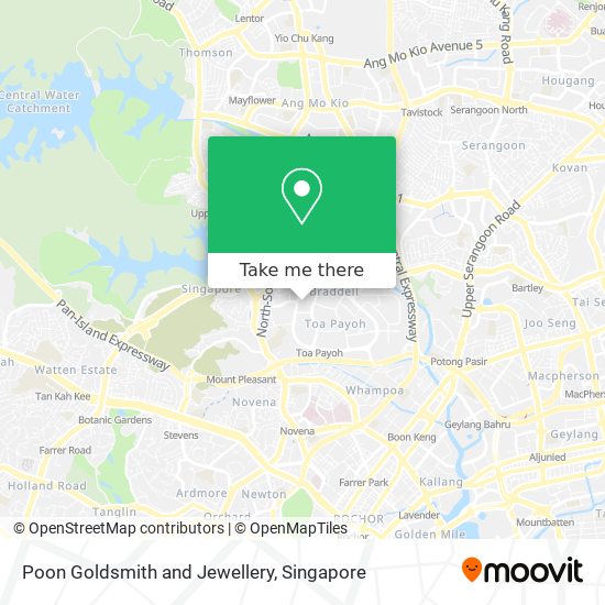 Poon Goldsmith and Jewellery map