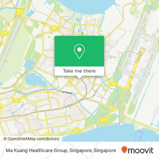 Ma Kuang Healthcare Group, Singapore map