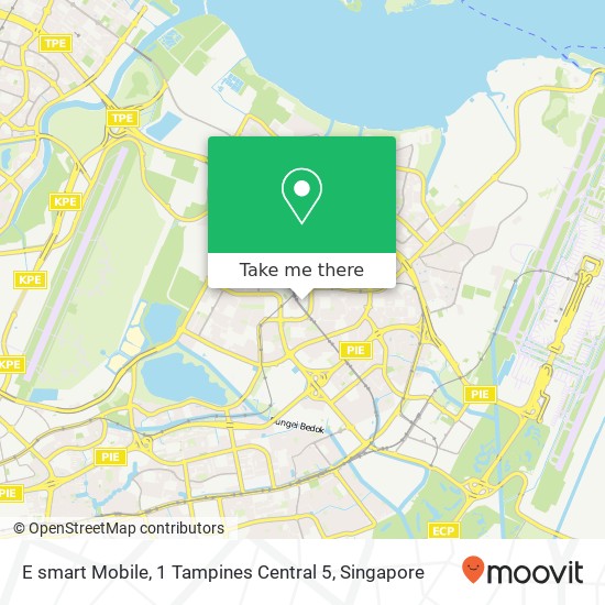 E smart Mobile, 1 Tampines Central 5地图