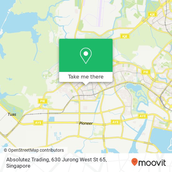 Absolutez Trading, 630 Jurong West St 65 map