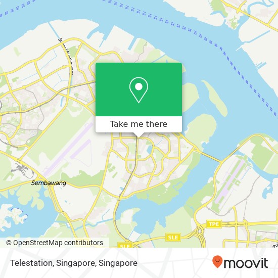 Telestation, Singapore map