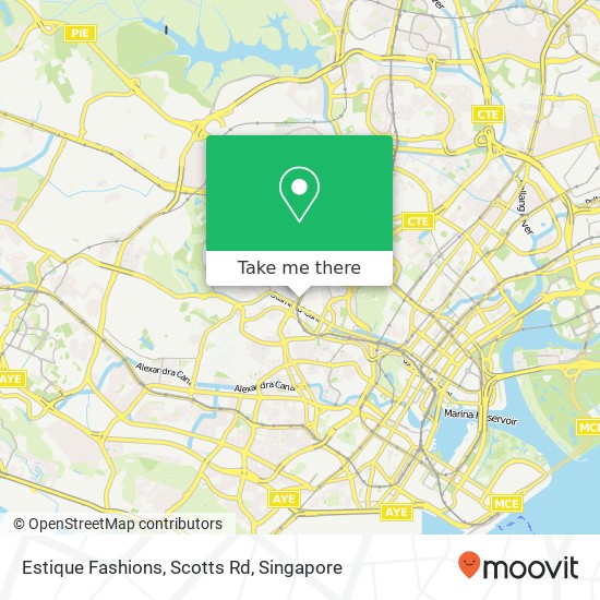 Estique Fashions, Scotts Rd map