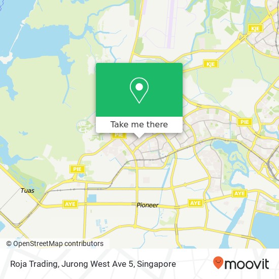 Roja Trading, Jurong West Ave 5 map