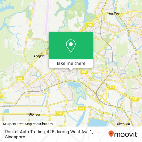 Rocket Auto Trading, 425 Jurong West Ave 1 map