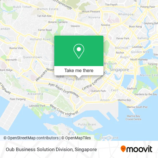 Oub Business Solution Division map