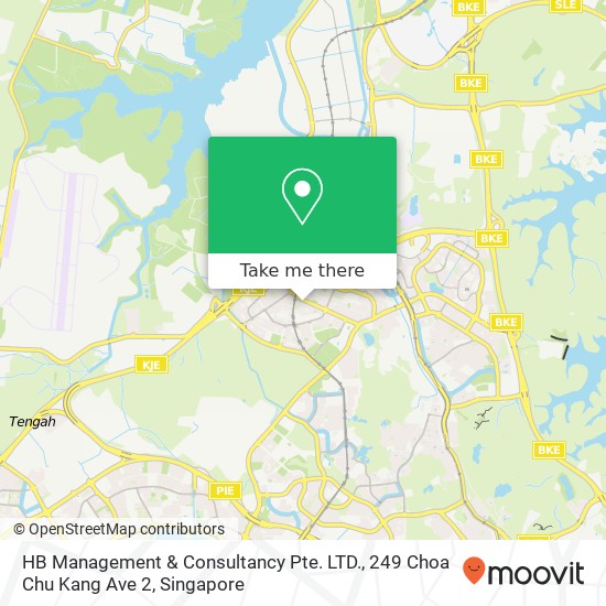 HB Management & Consultancy Pte. LTD., 249 Choa Chu Kang Ave 2 map