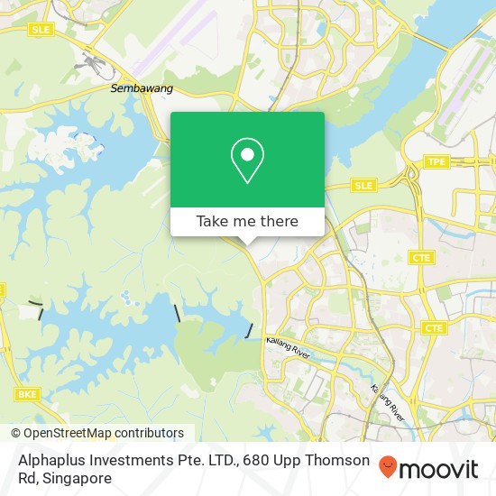Alphaplus Investments Pte. LTD., 680 Upp Thomson Rd map