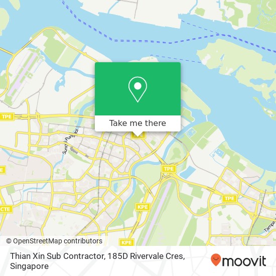 Thian Xin Sub Contractor, 185D Rivervale Cres地图