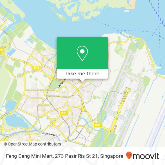 Feng Deng Mini Mart, 273 Pasir Ris St 21地图