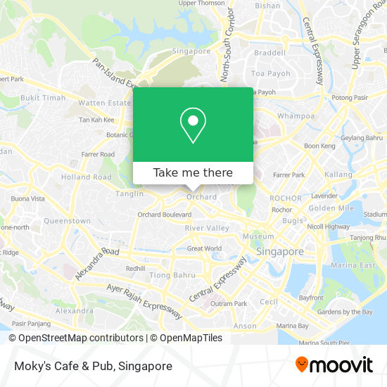 Moky's Cafe & Pub map