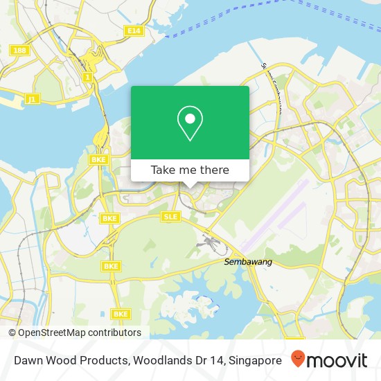 Dawn Wood Products, Woodlands Dr 14地图