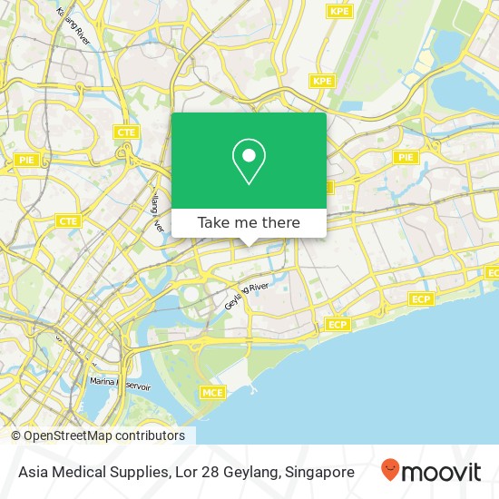 Asia Medical Supplies, Lor 28 Geylang map