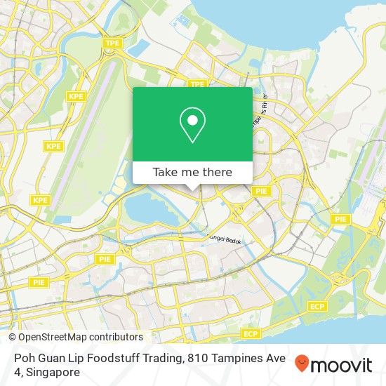 Poh Guan Lip Foodstuff Trading, 810 Tampines Ave 4 map