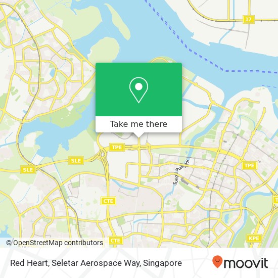 Red Heart, Seletar Aerospace Way map