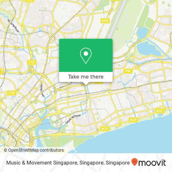 Music & Movement Singapore, Singapore map