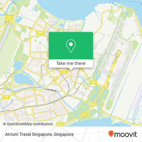 Atrium Travel Singapore map