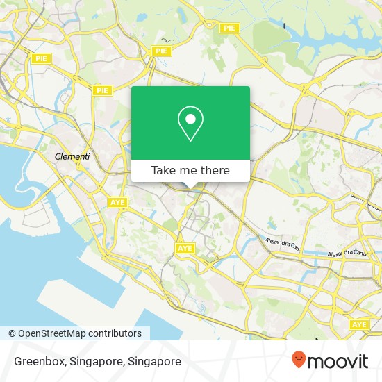 Greenbox, Singapore map