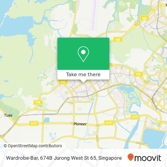 Wardrobe-Bar, 674B Jurong West St 65地图