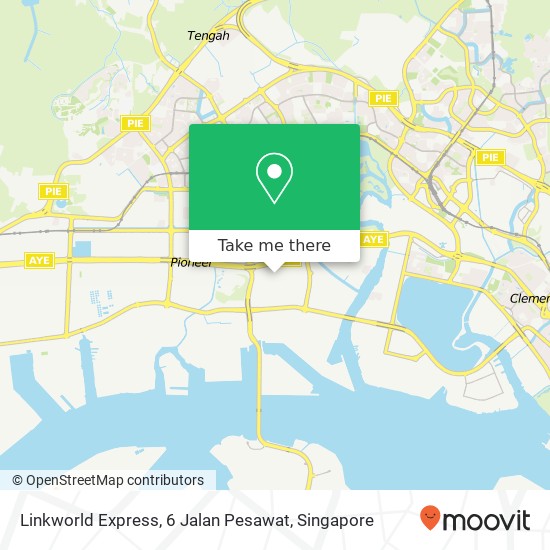 Linkworld Express, 6 Jalan Pesawat map