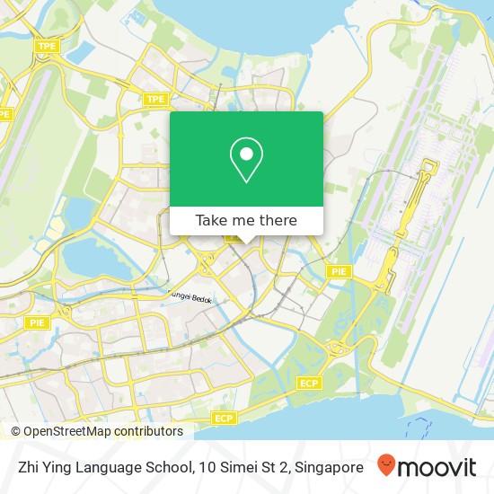 Zhi Ying Language School, 10 Simei St 2 map