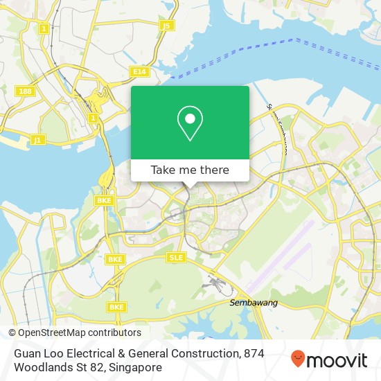 Guan Loo Electrical & General Construction, 874 Woodlands St 82地图